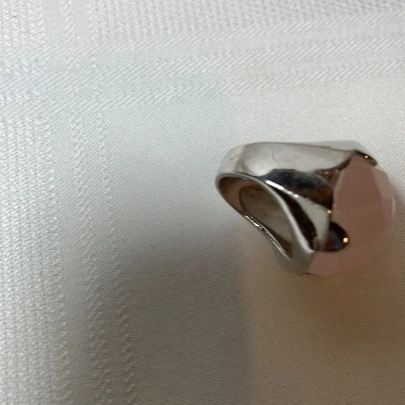 Faceted Rose Quartz Ring - Picture 8 of 10